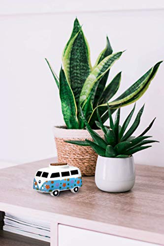 Fashioncraft Vintage Bus Stash Jar - Works As Spice Jars, Tea Storage Container And More - Colorful Flower Burst - Pack Of 1 #TOP3