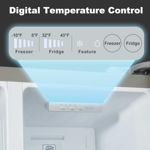 iceBlue 15.6 Cu.Ft. Side-by-Side Refrigerator