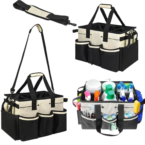 Mocoli Organizzatore Di Prodotti Per La Pulizia E Conservazione Di Prodotti Per Casa Carrello Portaoggetti Portatile Per Casa Auto E Bagno 38x25,5x23 Cm