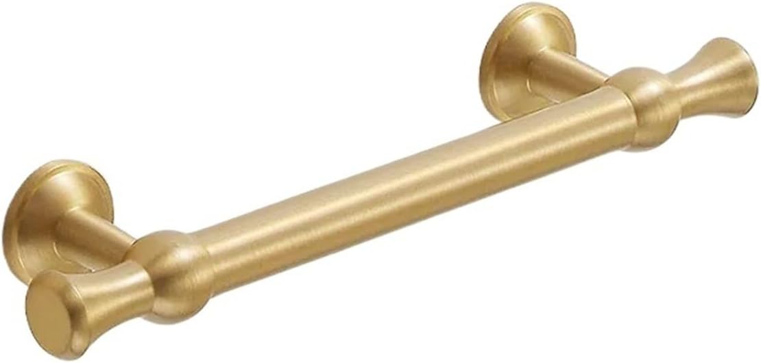 Brass Wardrobe Handle Copper Nordic Drawer Pull Cabinet Long Hanle Furniture Bar Pull Kitchen Door Handle 1Pcs(Knob-E)