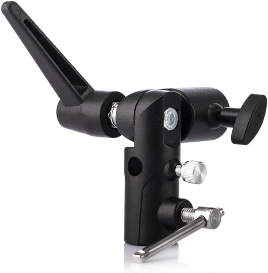 H Type Camera Flash Mount Swivel Light Stand Bracket Umbrella Holder LED Light