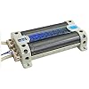 Rockville RFC30F Bundle: 30 Farad Capacitor with Blue Voltage Display, RWK01 0 Gauge Complete Car Amp Wiring Installation Kit with RCA Cables, for High Power Car Audio Systems, 2-Items