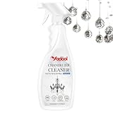 Yadool Chandelier Cleaner Drip Dry Spray No Wipe, Spray Away Dust Remover for Crystal Shiny, Glass, Figurines & Fine Collectibles, Bright, Shine, Spotless & Streak-Free - 16.91 Fl Oz