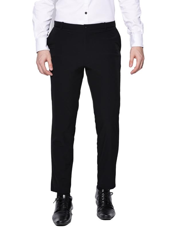 BLUE TYGA Ultimate Office Joggers for Men | Comfortable Tailored Fit Trousers for Office or Casual Wear | Wrinkle Resistant & Quick Dry-picture-0
