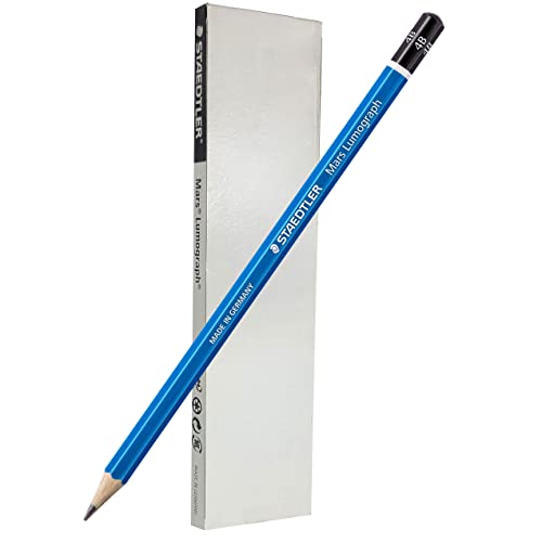 STAEDTLER Mars Lumograph 4B crayons graphite de tradition lot de 6