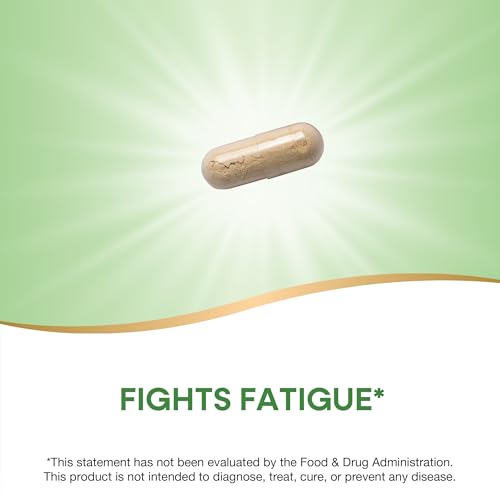 Nature’s Way Asian Ginseng Standardized Extract, Fights Fatigue*, 60 ct | Traditional Adaptogenic Herb Standardized to 7% Gnsenosides; Non-GMO Project Verified, Gluten free, Dairy free Formula.* - image 3