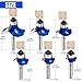 NICAVKIT 6Pcs Roundover Router Bit 1/4 Shank,Radius in 1/8