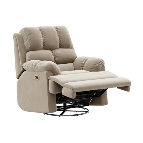 Image of Wakefit Recliner | 3 Year Warranty | Recliner Sofa 1 Seater, XpertGRID Technology, Designed for Supreme Comfort & Relaxation, Easy DIY Assembly, 145 kg Weight Capacity, Electic Virelia (Tuscan Tan)