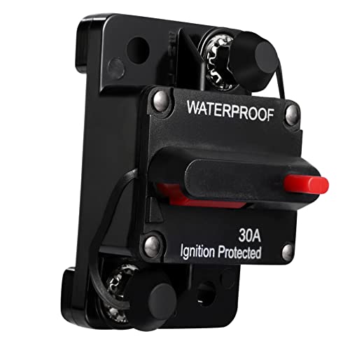 Disyuntor automático con reinicio manual resistente al agua 12V 24V CC para coche y Rv