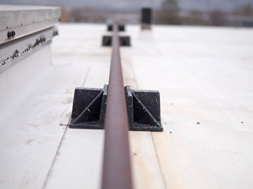 Rooftop Support | Saddle Pipe Support With Strut And Hardware | Rooftop Block Stand With Pipe Cradle And Sleeper Curb | Uv Resistant | Made Of 100% Recycled Plastic | Heavy And Extremely Durable #TOP6