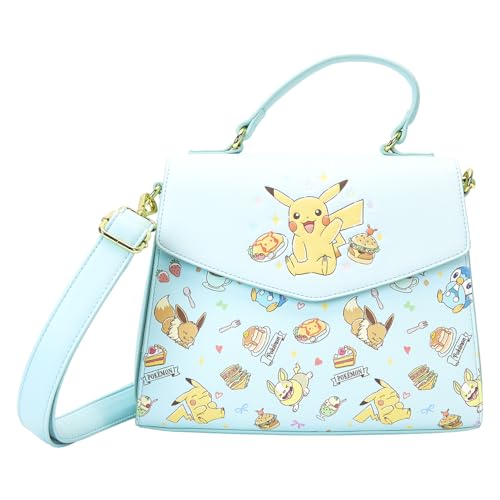 Loungefly Pokémon Cafe Crossbody Bag Pikachu and Friends with Treats Fashion Accessory