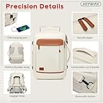 Joyway Expandable Carry on Luggage Sets Airline Approved, Lightweight Hard Shell 20 Inch Carry-on Suitcase with Spinner Wheels - Image 5
