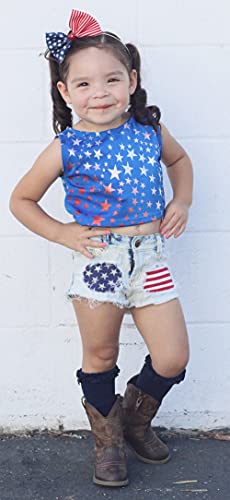 Jefferies Socks Girls Ruffle Cotton School Dress Knee High Socks 2 Pair Pack3