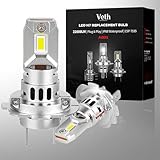 Veth Automotive H7 Replacement Bulb – 70W 6500K Cool White, 22000 Lumens, 1:1 Plug & Play, IP68 – Replaces OEM H7 Socket Bulbs - Fog/Interior/Turn Signal, Pack of 2