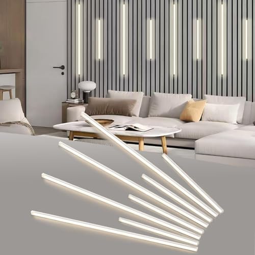 Besseto LED Wall Panel Light,Wood Slat Wall Panel LED Strip