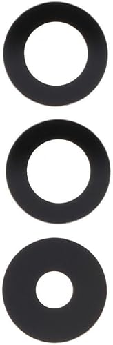 Replacement Camera Glass Lens Cover compatible with Samsung Galaxy A14 5G, Black, Tempered Glass, 3 Count