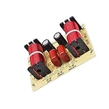Pjeghbvop Professionelle 3-Wege Frequenzweiche mit 150 W für Lautsprechersysteme sorgt für eine präzise Verteilung von Hoch, Mittel und Tieftonsignalen Subwoofer Frequenzweiche