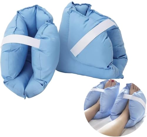 SkyFace Anti-escaras Talón Protectores de Almohada, Protectores Cojines para Pressute Llagas y úlcera Alivio, Protector de Tobillo Alivio de La Presión del Dolor de úlceras y La úlcera del Talón