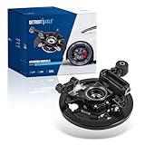 Detroit Axle - 4WD Rear Left Steering Knuckle for 01-08 Subaru Forester, 2001 2002 2003 2004 2005 2006 2007 2008 Driver Side Steering Knuckle & Wheel Bearing Hub Assembly Replacement