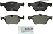 Bosch BP853 QuietCast Premium Semi-Metallic Disc Brake Pad Set For Chrysler: 2004-08 Crossfire; Mercedes-Benz: 1998-99 E300, 1996-03 E320, 2007-09 E350, 1998-02 E430, 2001-04 SLK320; Front