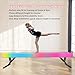 FC FUNCHEER Adjustable balane Beam for Kids - 8FT Gymnastics Beam - high and Low Floor Beam for All Gymnastic Levels-Professional Gymnastic Equipment for Home and Gym Center (Gradient Rainbow, 7