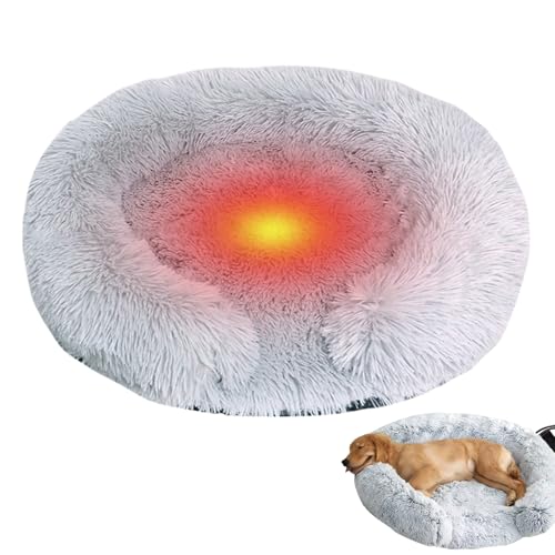 Cama para Perros con calefacción - Almohadilla térmica eléctrica para Mascotas con USB Control de Temperatura Ajustable | Almohadilla térmica para Mascotas, Cama calefactora para Gatos, Camas