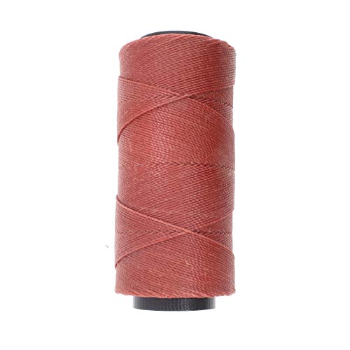 The Beadsmith Knot It Waxed Polyester Cord, Terracotta Color, 0.7mm Diameter, Light Wax, 144 Meters (472 Feet) Per Spool