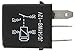 WVE by NTK 1R1665 A/C Clutch Relay, 1 Pack
