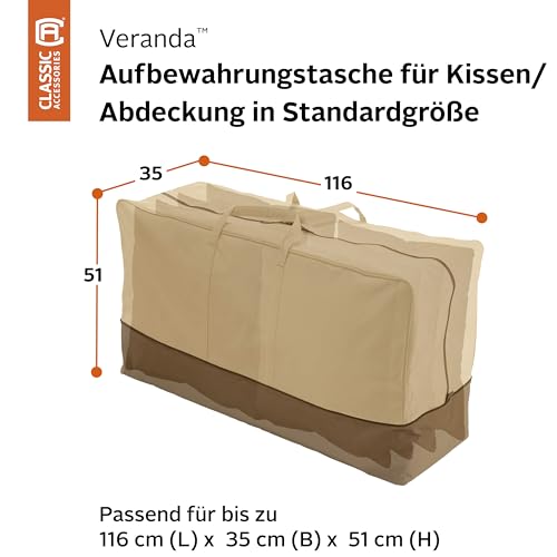 Classic Accessories Veranda Water-Resistant 45.5 Inch Patio Cushion and Cover Storage Bag, Patio Furniture Covers by Classic Accessories - Image 2