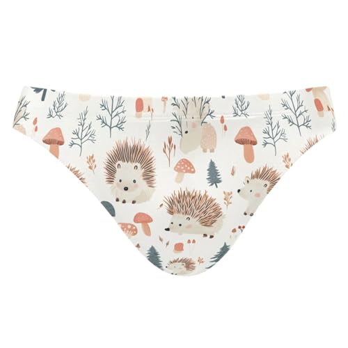 UMIRIKO Mens Bikini Swimwear Cute Hedgehogs Swimsuits for Men XXXL 202c0053