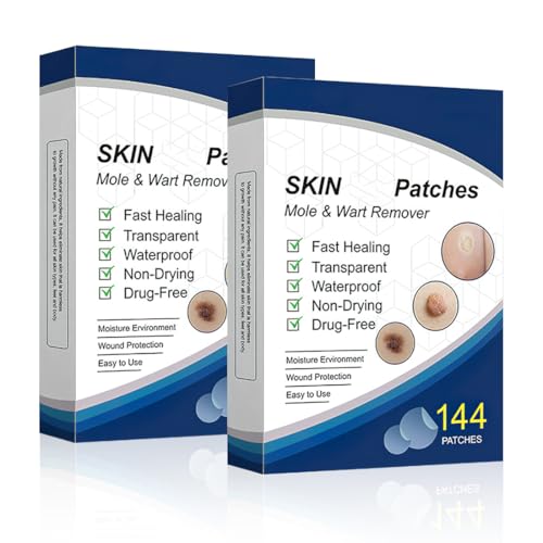 EIHI 288 patchs anti-verrues, patch bouton acne, formule douce, traitement efficace, naturel, patchs anti-verrues visage et corps, traitement indolore, efficace