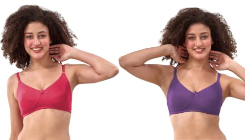 Image of Lyra Women's Cotton Non Padded Wire Free T Shirt Bra