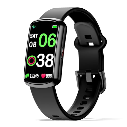 Image of Health Fitness Tracker, Smart Watch with 24 /7 Heart Rate, Activity Tracker with Blood Pressure and Blood Oxy-gen Monitor, 120 Sport Mode Waterproof Sleep Tracker for Women Men