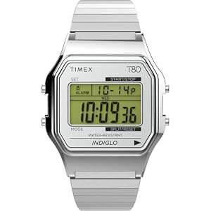 Timex Unisex T80 34mm Digital Watch - TW2W68200VQ