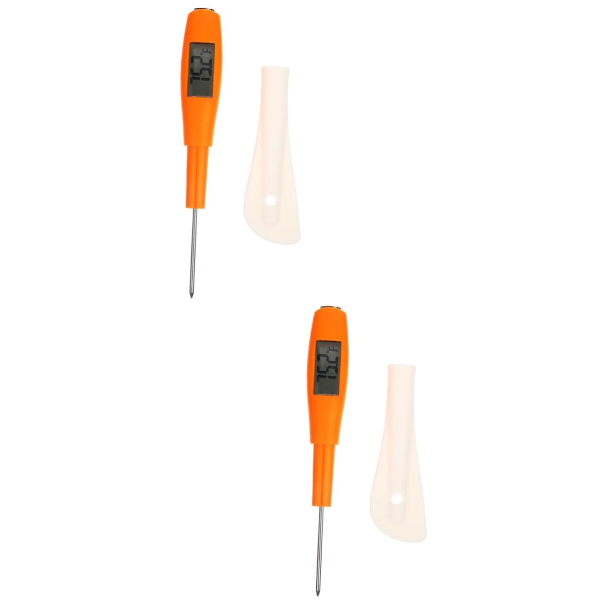 MAGICLULU 2 Piezas Termómetro Para Hornear Termómetro De Termómetro Digital Para Carne Termómetro De Barbacoa Espátula Digital Termometro De Cocina Para Alimentos Gel De Sílice