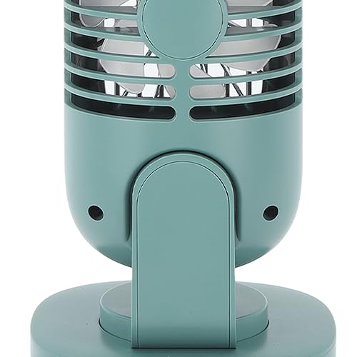 Jopwkuin Ventilador de mesa, mini torre de baixo ruído, portátil, seguro, 3 velocidades do vento, ci