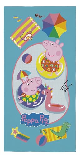 Lepper, Toalha de Praia Piscina Infantil Aveludada Peppa Pig, Lepper