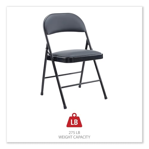 Alera ALECA9416 Pu Padded Folding Chair Supports Up To 250 Lbs. thumb #3