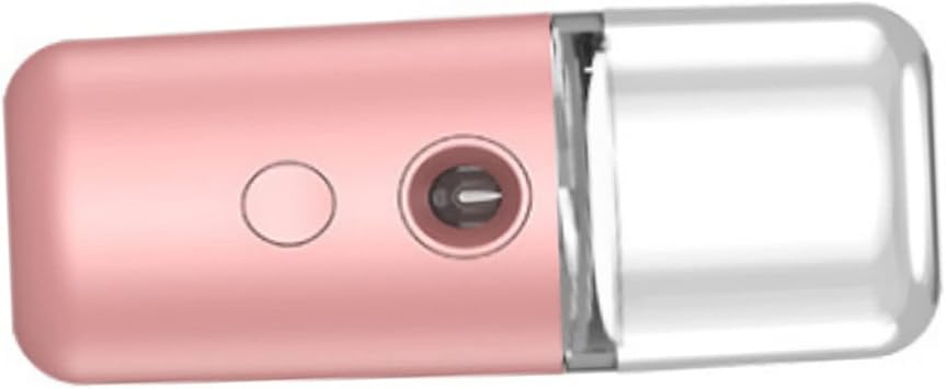 Nano Facial Mist Spray Portable Mini USB Water Face Humidifier Hydration for Women Pink