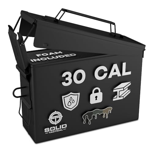Solid Tactical 30 Cal Lockable Can