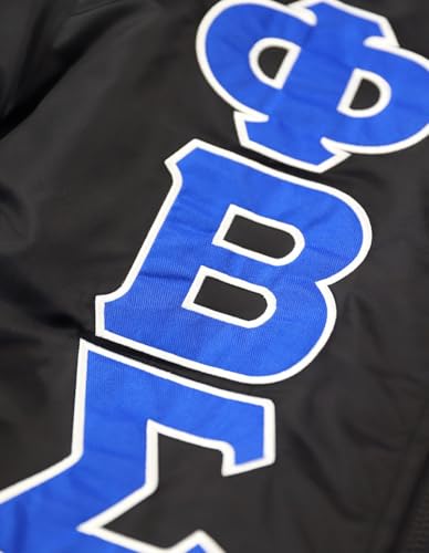 Phi Beta Sigma M4 Bomber Jacket Black4