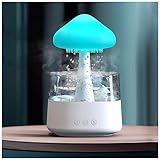 le diffuseur de gouttes d'eau dispose d'un design nuage de pluie, qui soulage la sécheresse tout en montrant des scènes de pluie, vous donnant l'impression d'être dans la nature et vous aidant à vous détendre. Mettre dans la pièce sera également une très bonne décoration.