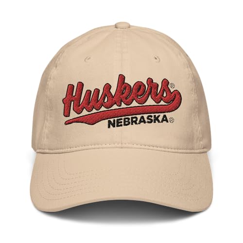 Gorra de béisbol ajustable Nebraska Cornhuskers Cursive Logo miniatura 2