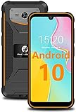 Unlocked Phones, Double Sim Card Slot, 13MP+5.0MP AF, 5.71 Inch HD+, Android 10 3GB + 32GB, 4000mAh Big Battery, Cheap 4G Rugged Phones