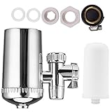 Le filtre supérieur vous fournit 6 bouches d'eau douce, soit deux fois plus longtemps que les autres systèmes de filtration du robinet.