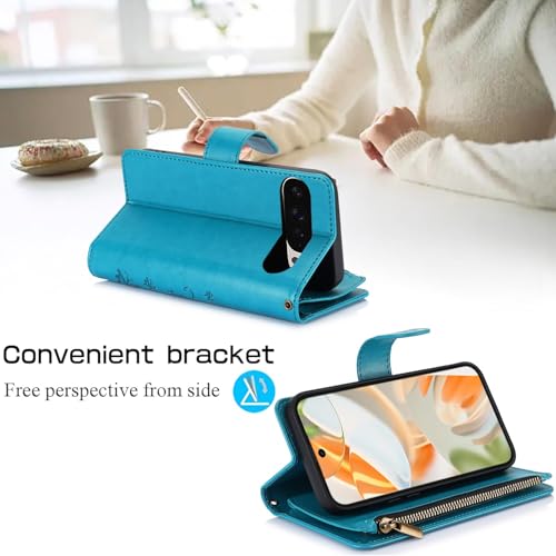 Coque portefeuille Pixel 6A zippée pour ne plus perdre vos cartes et billets