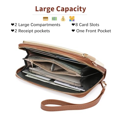 Image of GOIACII Phone Purse Crossbody Bags for Women Small Travel Wallet Touch Screen RFID Blocking