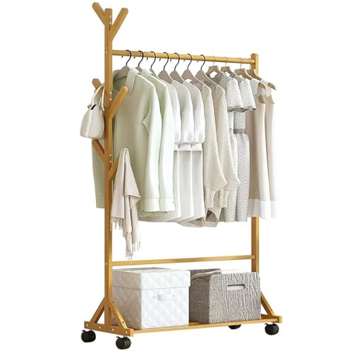 Vestiaire en bambou robuste pour valoriser le rangement de votre entrée