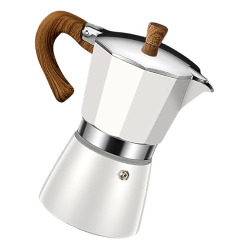 6 Ounce Stainless Steel Turkish Coffee Pot in Silver