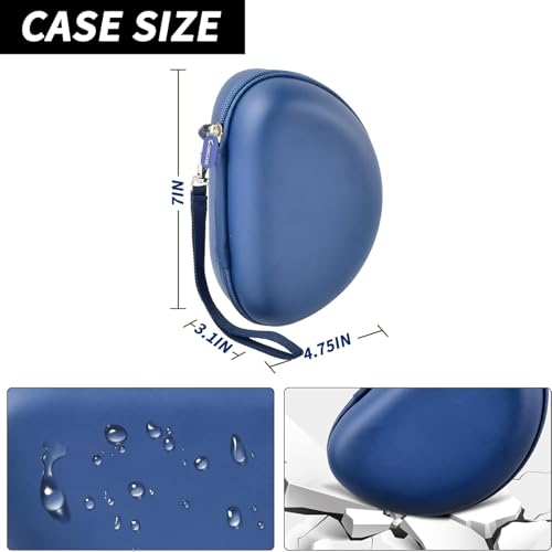 COMECASE Headphone Case Compatible with Beats Solo 4, Studio Pro, Solo3, Studio3, Solo2, Solo Pro (Blue, Large) by Comecase - Image 5